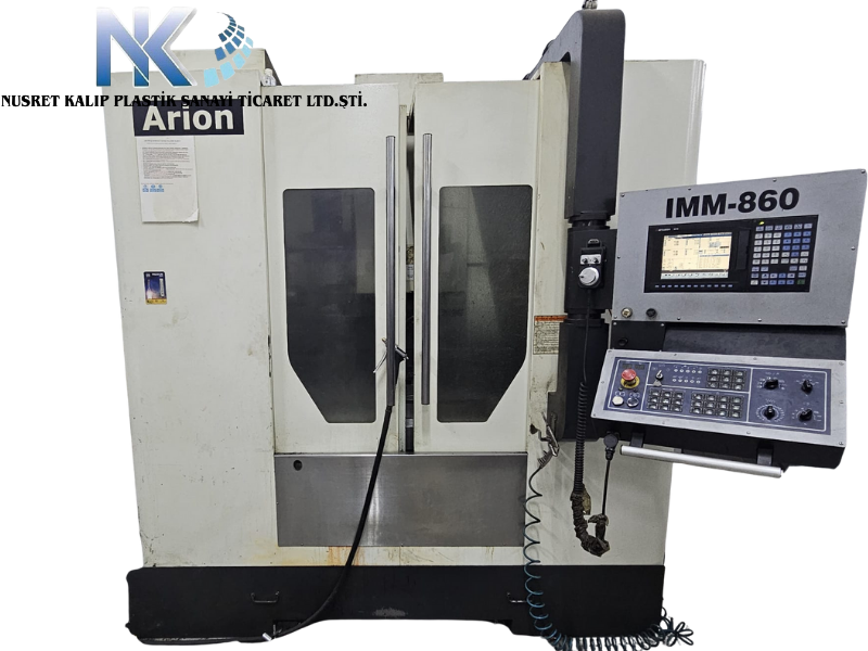 Arion marka 860X600X600 Cnc dik işleme merkezi